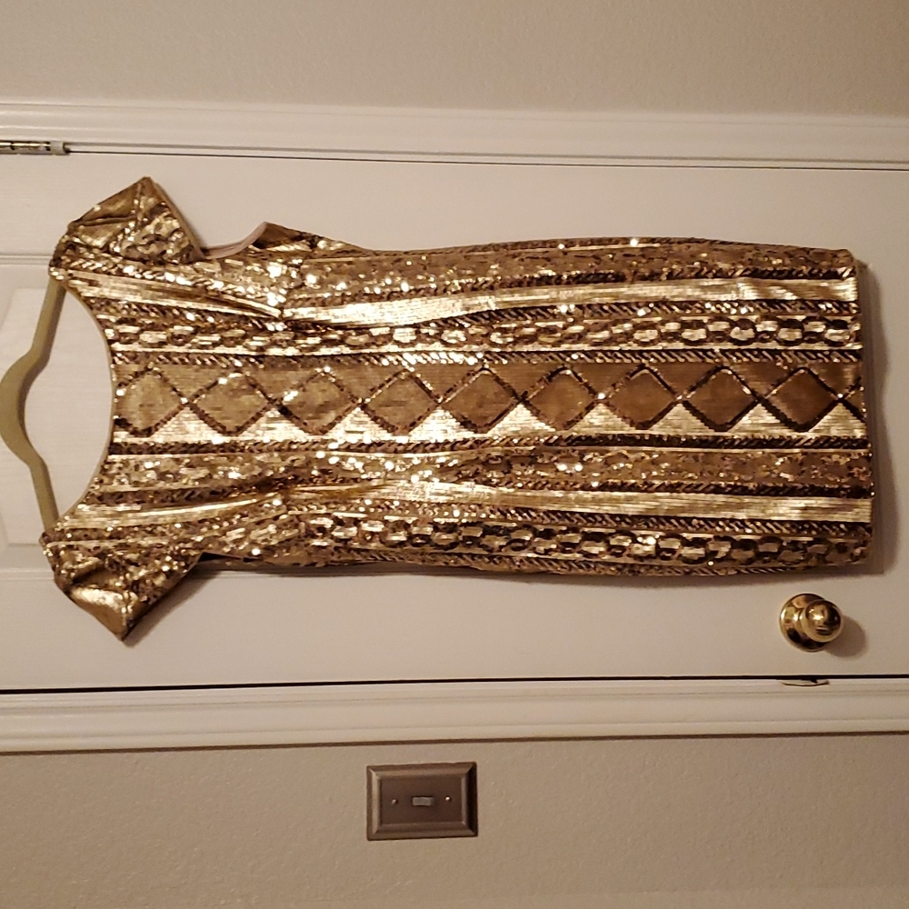 Sequin cocktail dress Adriana Papell